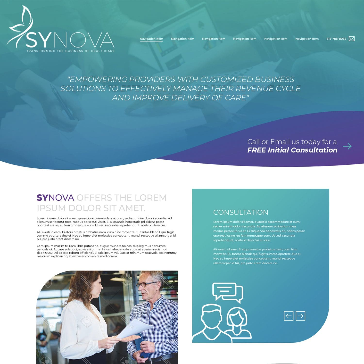 synova custom healthcare website - JLB, Best Web Design and Web Development Company in Nashville, Brentwood, and Franklin