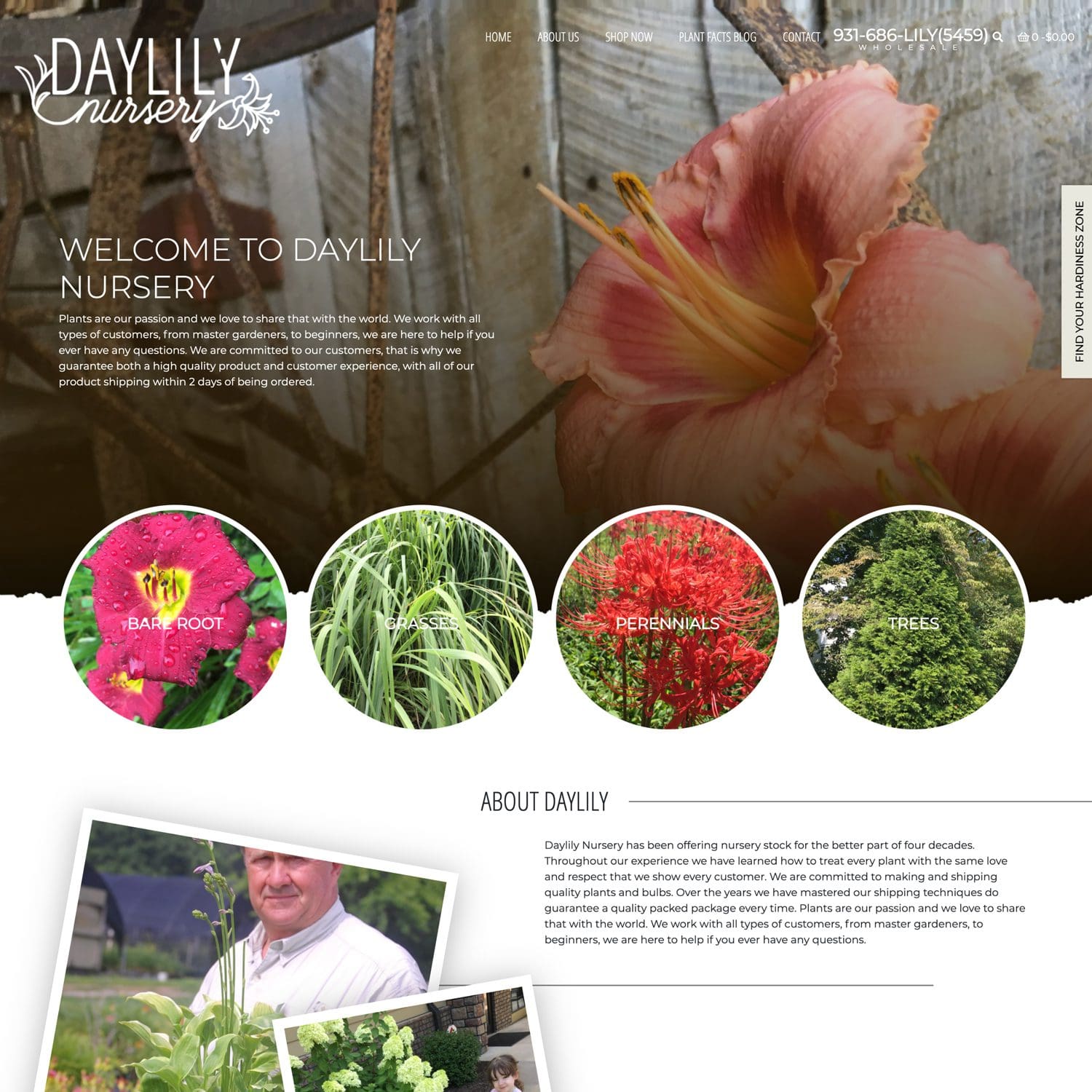 nursery ecommerce website - JLB, Best Web Design and Web Development Company in Nashville, Brentwood, and Franklin