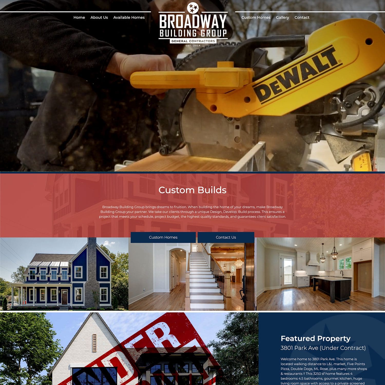 building group real-estate website - JLB, Best Web Design and Web Development Company in Nashville, Brentwood, and Franklin