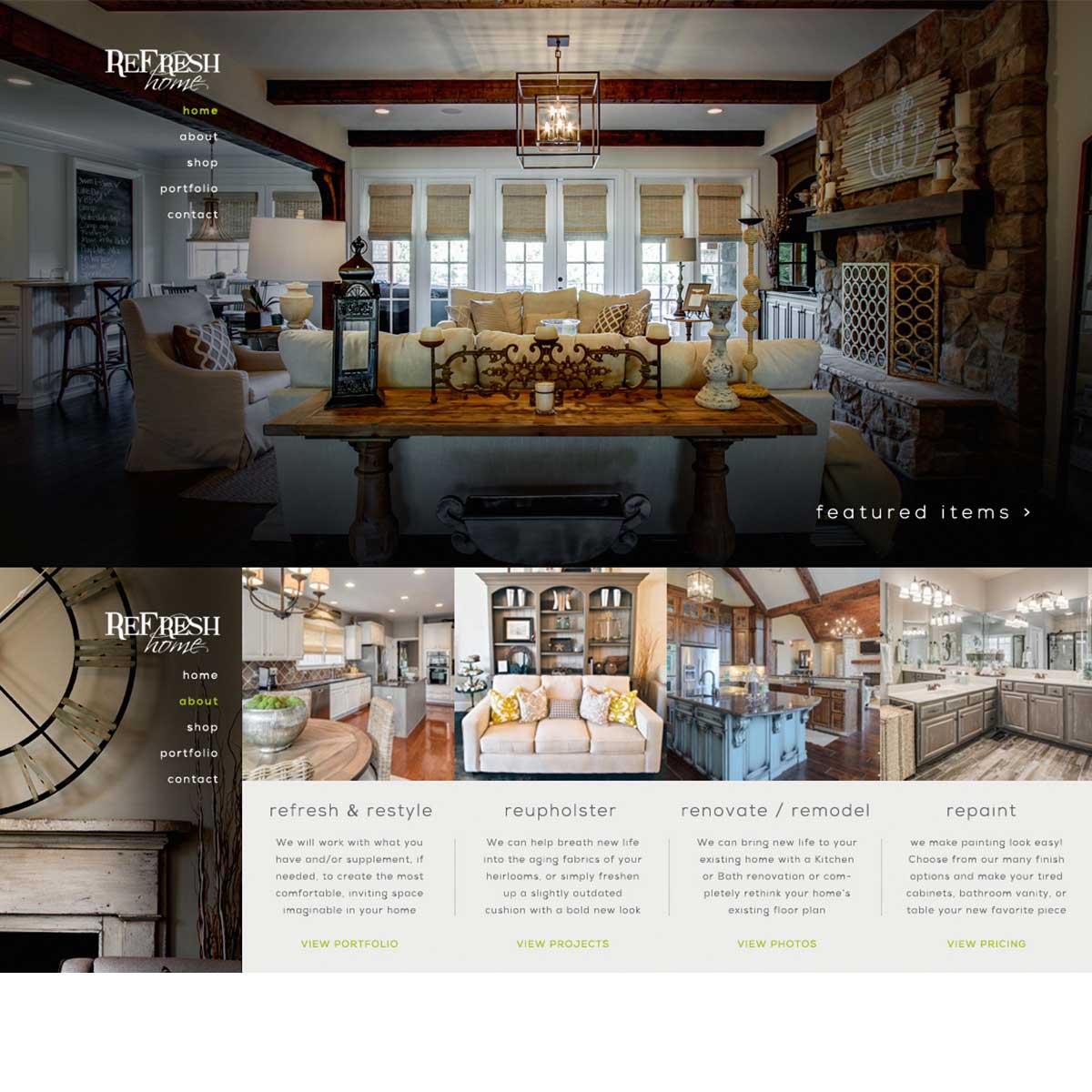 refresh home website after nashville web designers worked together to recreate it to include digital marketing and seo support