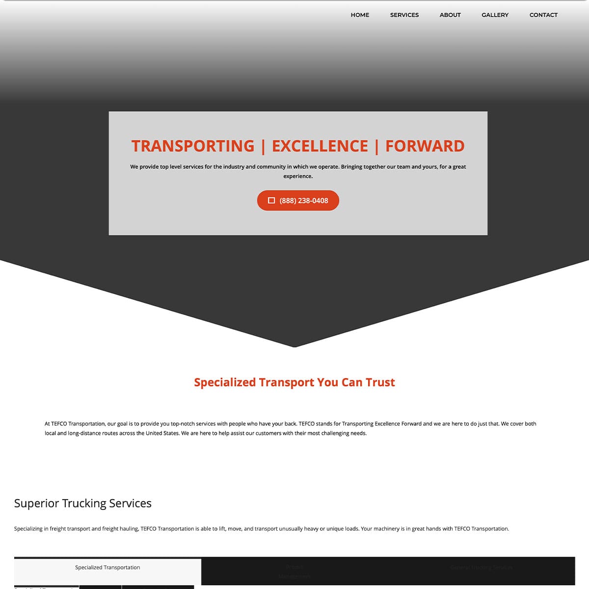 TEFCO BEFORE | Nashville TN Website Design